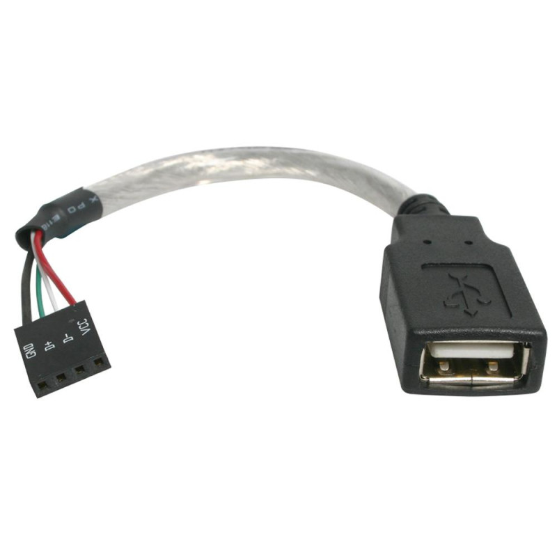 Cable usb tipo a a idc4 startech 0.15m - hembra - hembra