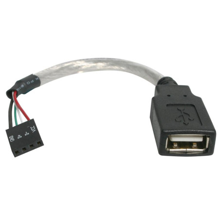 Cable usb tipo a a idc4 startech 0.15m - hembra - hembra