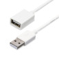 Cable usb tipo a startech 3m - macho - hembra - blanco