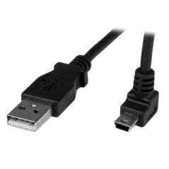 Cable usb tipo a a mini usb tipo b startech 1m - macho - macho - negro