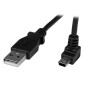Cable usb tipo a a mini usb tipo b startech 1m - macho - macho - negro