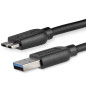 Cable usb tipo a a micro usb tipo b startech 2m - macho - macho - negro