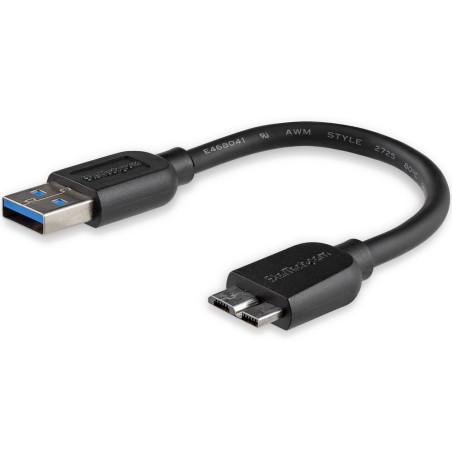 Cable usb tipo a a micro usb tipo b startech 0.15m - macho - macho - n
