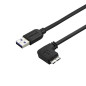 Cable usb tipo a a micro usb tipo b startech 1m - macho - macho - negro