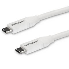 Cable usb tipo c startech 4m - macho - macho - blanco