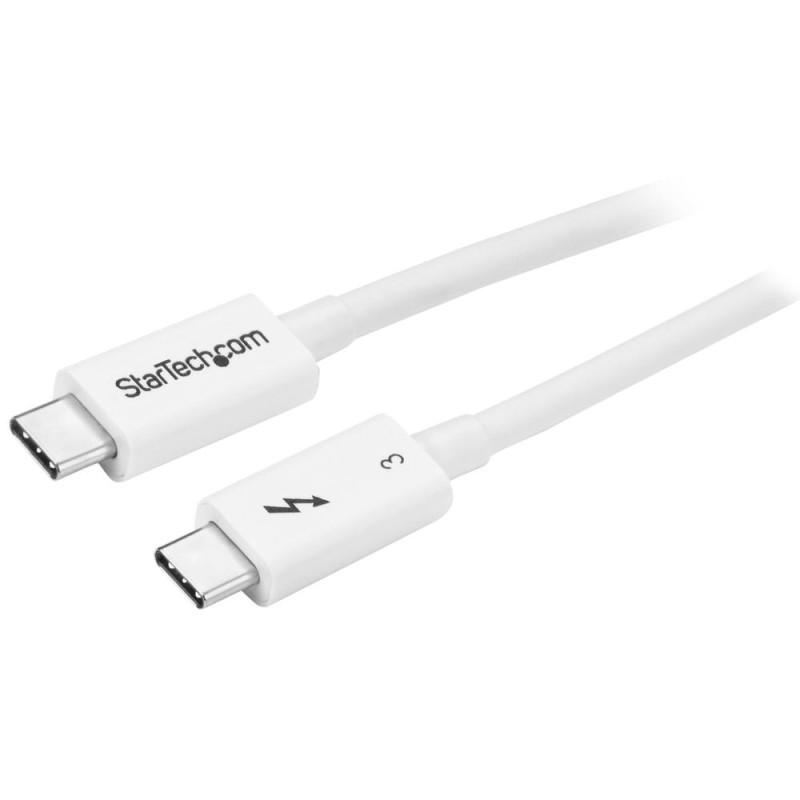 Cable usb tipo c startech 0.5m - macho - macho - blanco