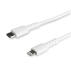 Cable lightning a usb tipo c startech 2m - macho - macho - blanco