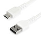 Cable usb tipo a a usb tipo c startech 1m - macho - macho - blanco
