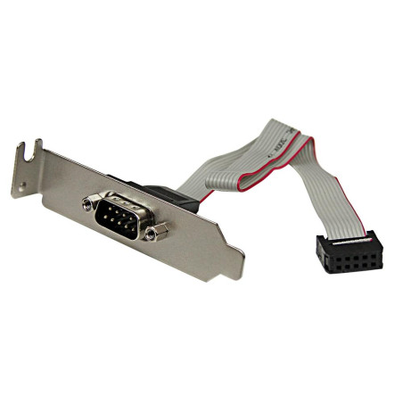 Placa para ranura serie m 9 pines startech a idc 10 pines macho - hemb
