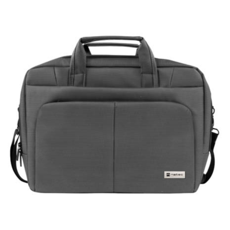 NATEC Gazelle 39,6 cm (15.6) Maletín Gris