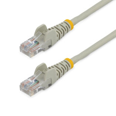 Cable de red startech latiguillo rj45 utp cat5e 15m gris