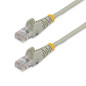 Cable de red startech latiguillo rj45 utp cat5e 15m gris