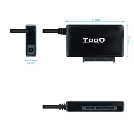 Tooq Adaptador USB 3.0 para discos 2,5/3,5