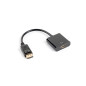 Adaptador lanberg displayport macho - hdmi hembra 10cm