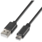 AISENS A107-0052 cable USB USB 2.0 2 m USB A USB C Negro