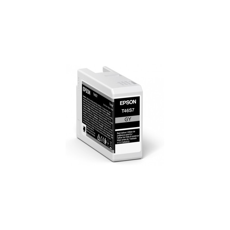 Epson singlepack gray t46s7 ultrachrome pro 10 ink 25ml sc - p700