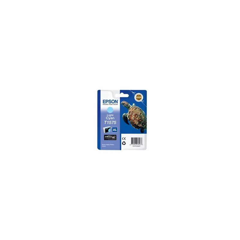 Cartucho tinta epson t157540 cian claro photo r3000 - c13t15754010 - tortuga