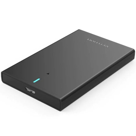 CAJA EXTERNA HDD 2.5 USB 3.0 MICRO USB NEGRO VENTION