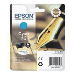 Cartucho tinta epson t162240 cian wf - 2010 - 2510 - 2520 - 2530 - 254