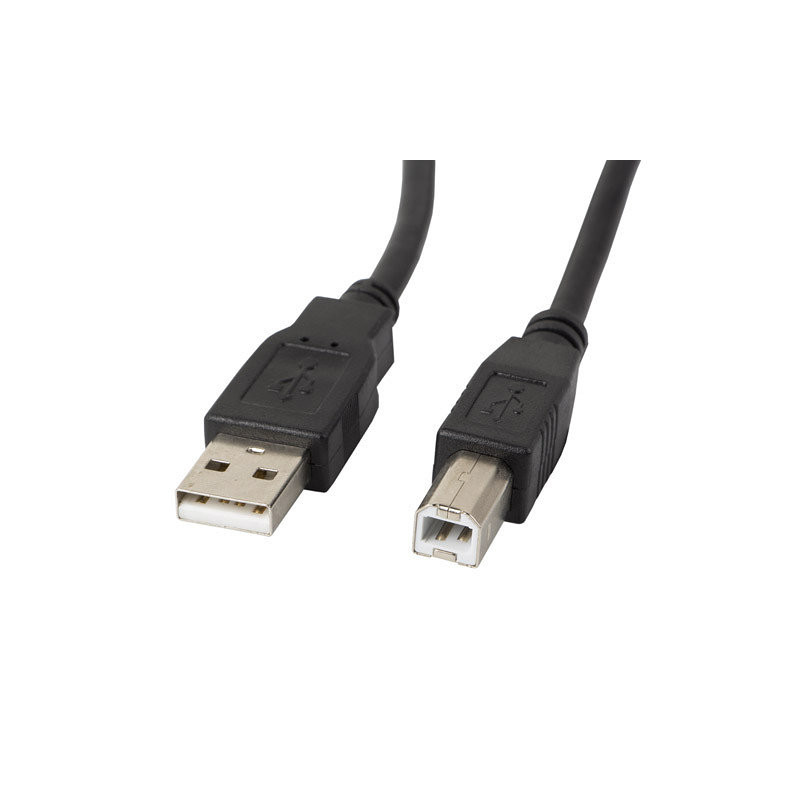 Cable impresora lanberg usb a - usb b macho - macho ferrita negro 0.5 m