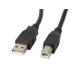 Cable impresora lanberg usb a - usb b macho - macho ferrita negro 0.5 