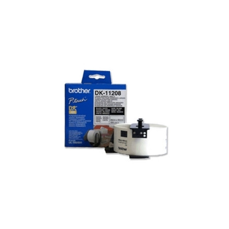 Etiquetas papel precortada brother dk11208 38 x 90 mm 400 - e ql - 500
