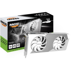 Tarjeta grafica inno3d rtx 5060 ti twin x2 oc white 16gb gddr7 - 3x dp
