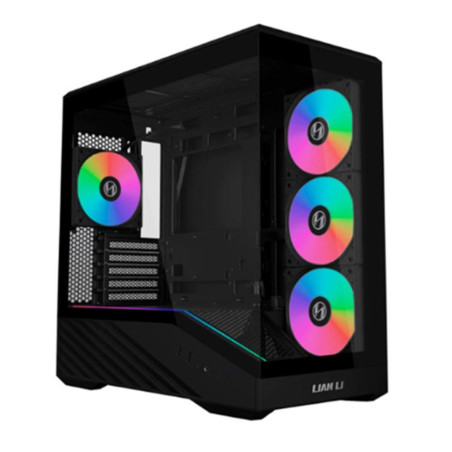 Caja ordenador gaming lian li vector v150 atx argb cristal templado negro