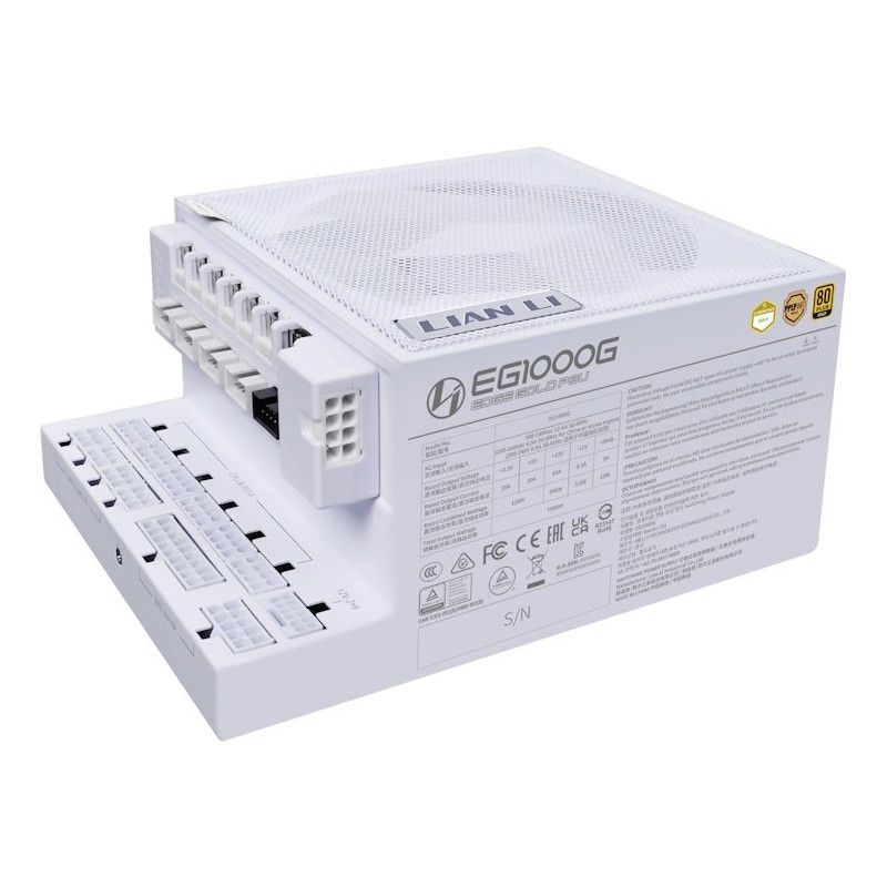 FUENTE DE ALIMENTACION ATX LIAN LI EDGE GOLD 1000W WHITE+HU