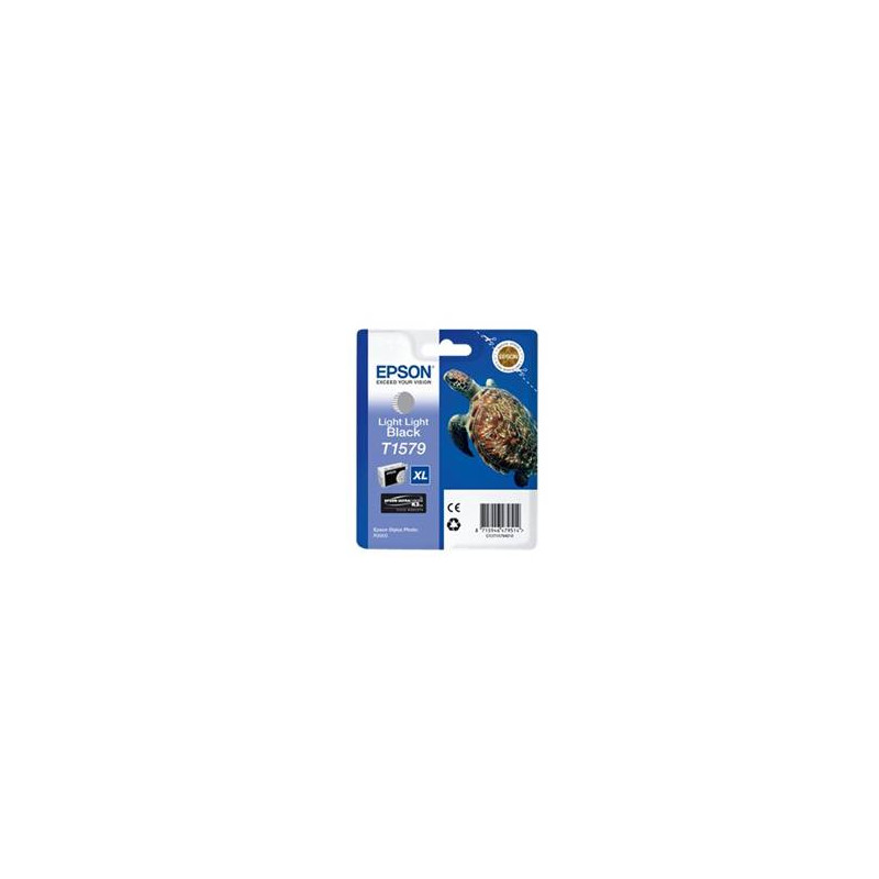Cartucho tinta epson t157940 gris claro para epson photo r3000 - c13t15794010 - tortuga
