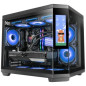 Caja ordenador mars gaming mc3tcorelcdm matx cristal templado lcd negr