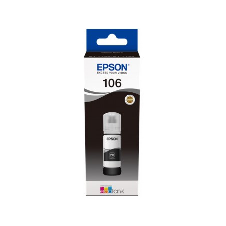 Cartucho tinta epson c13t00r140 106 ecotank foto negro ink et - 7700 -