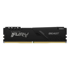Memoria ram ddr4 8 gb kingston - 3600mhz - pc4 - 28800 - fury beast - 