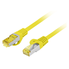 Lanberg PCF6A-10CU-0100-Y cable de red Amarillo 1 m Cat6a S/FTP (S-STP