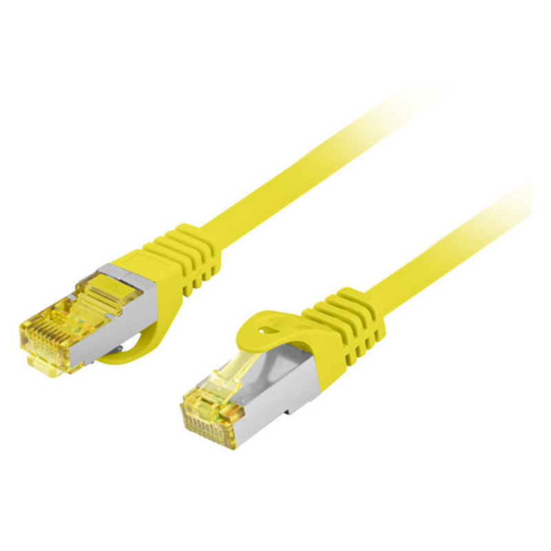 Lanberg PCF6A-10CU-0100-Y cable de red Amarillo 1 m Cat6a S/FTP (S-STP)