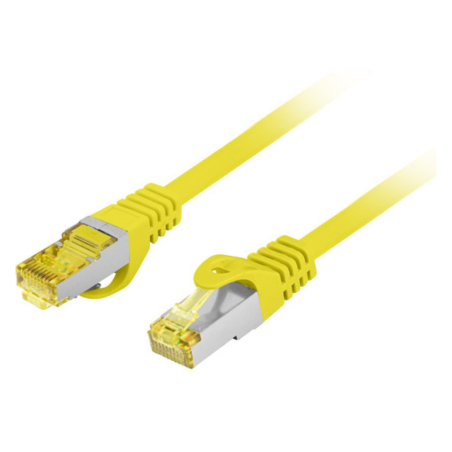 Lanberg PCF6A-10CU-0100-Y cable de red Amarillo 1 m Cat6a S/FTP (S-STP)