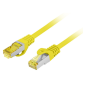 Lanberg PCF6A-10CU-0100-Y cable de red Amarillo 1 m Cat6a S/FTP (S-STP