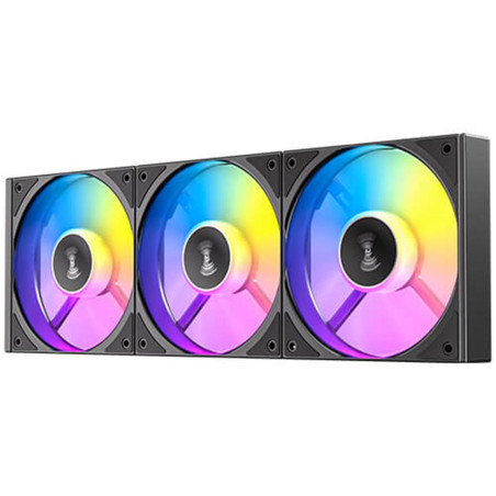 Ventilador caja antec connect 120 reverse argb 3x 120mm negro