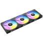 Ventilador caja antec connect120 argb 3x 120mm negro