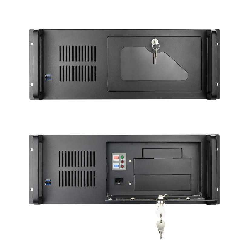 Tooq Caja RACK-406N-USB3 4U 19 ATX Sin F.A Negro