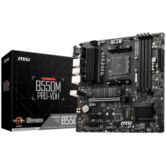 MSI B550M PRO-VDH placa base AMD B550 Zócalo AM4 micro ATX