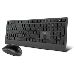 NOX NXLITEDUOSP teclado Ratón incluido Hogar RF Wireless + Bluetooth Q