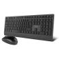 NOX NXLITEDUOSP teclado Ratón incluido Hogar RF Wireless + Bluetooth QWERTY Español Negro