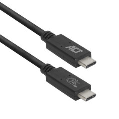 Cable usb - c act connectivity carga 240w mas datos 20 gbps 1.m certif