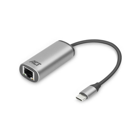 Adaptador act connectivity usb - c a rj45 ethernet 2.5gb