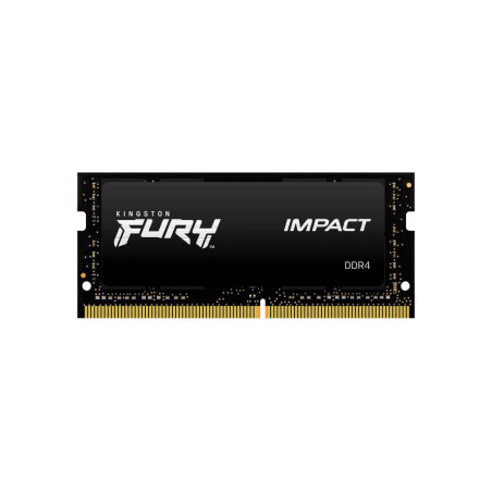 Memoria ddr4 8gb kingston - 3200mhz - pc4 - 25600 - fury impact - 1.2v