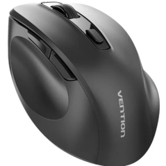RATON ERGONOMICO INALAMBRICO KTHB0 NEGRO VENTION