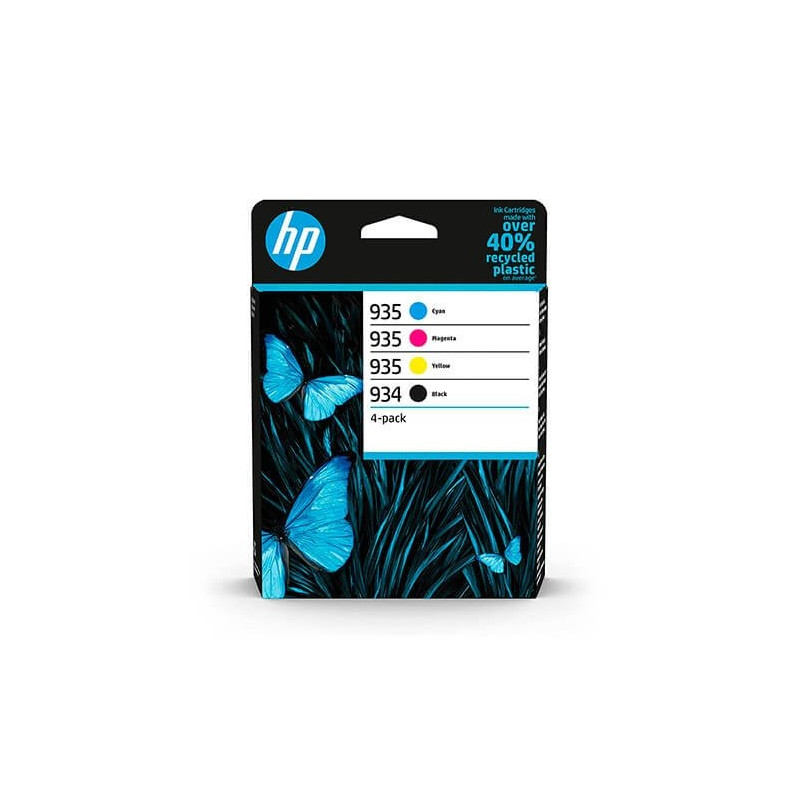 Multipack cartuchos tinta hp officejet pro 6200 - 934 negro - 935 cian magenta amarillo