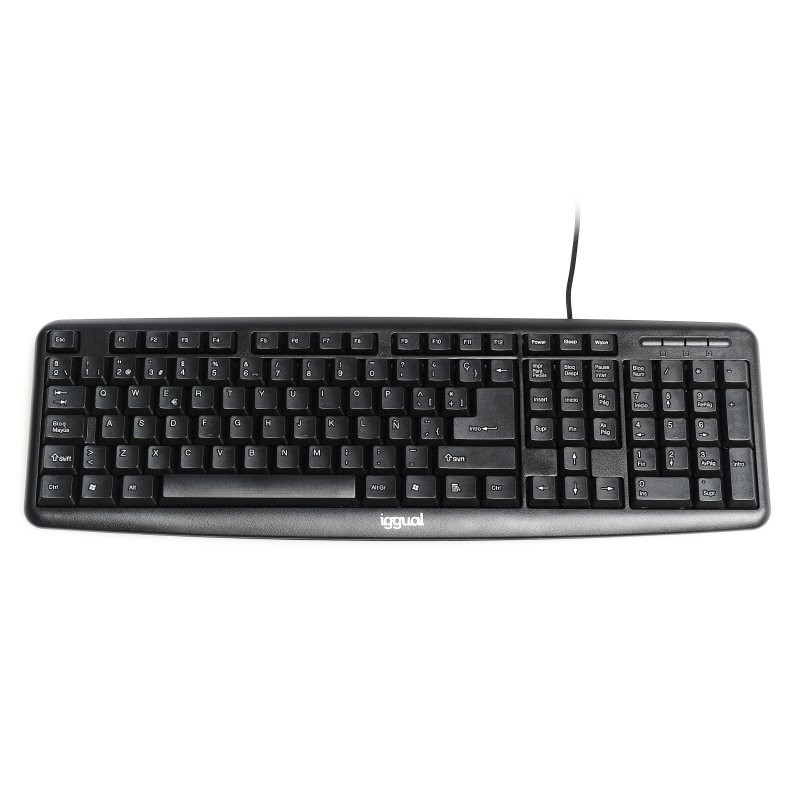 iggual Teclado USB estándar CK-BASIC-105T negro iggual Teclado USB estándar CK-BASIC-105T negro
