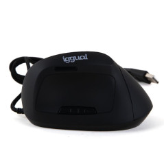 iggual Ratón ergonómico vertical USB ERGO-V